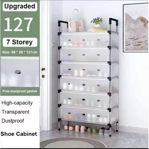 Multi Layer Dust proof Shoe Rack image