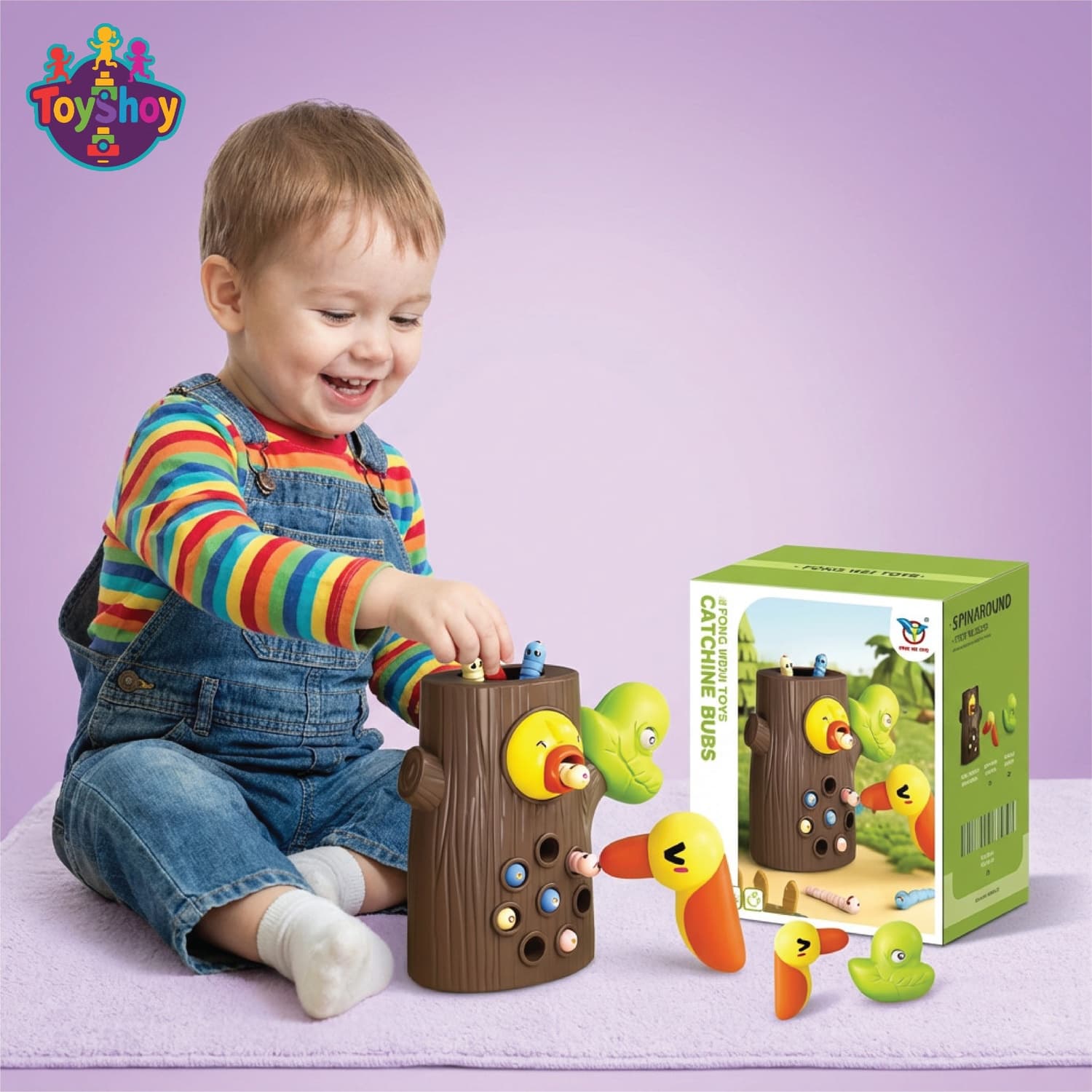 WOODPECKER TREE GAME TOY  FUN, LEARNING & ACTION