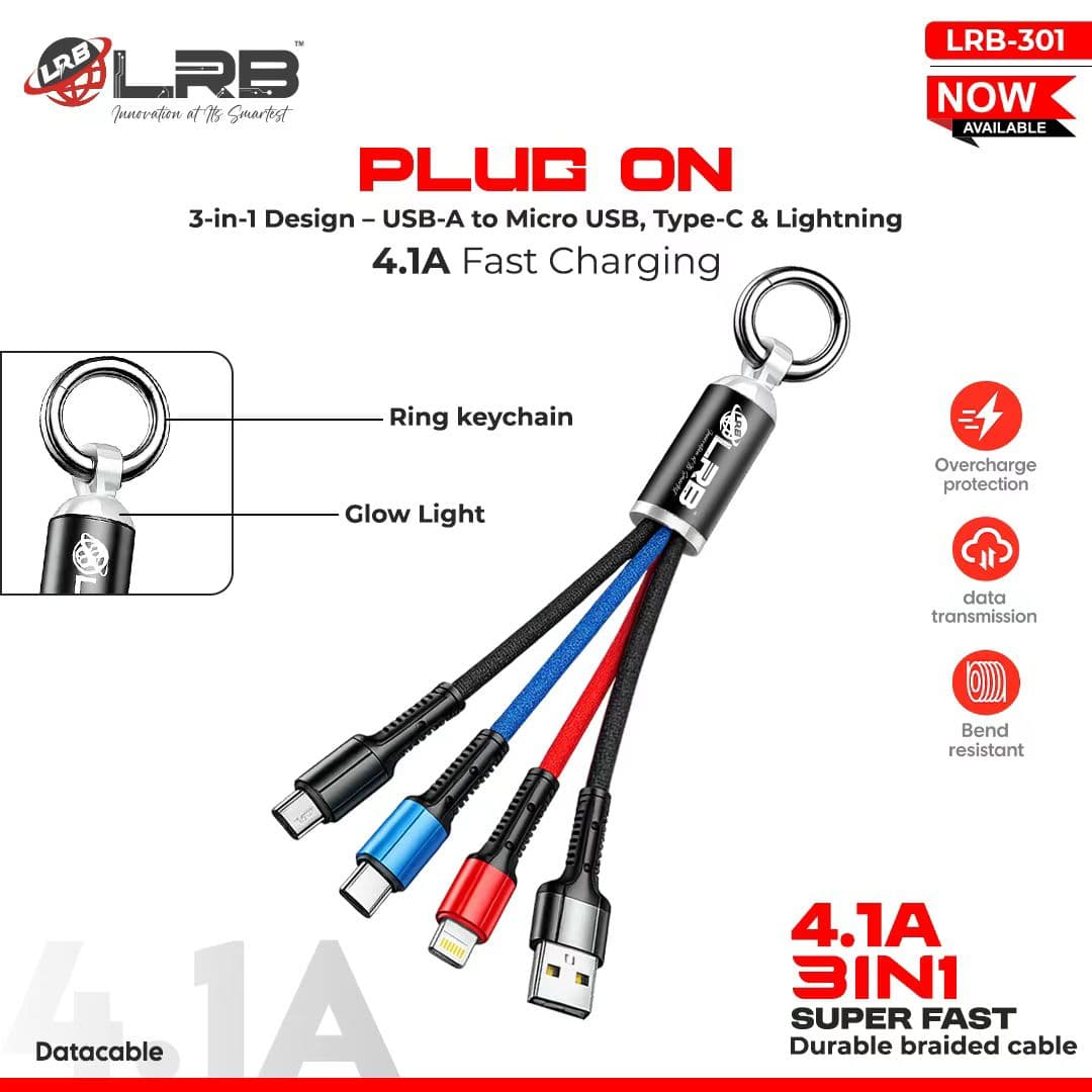 3in 1 power bank cable image